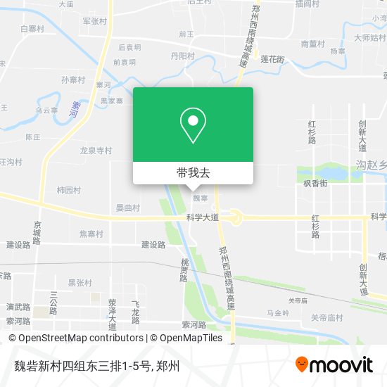 魏砦新村四组东三排1-5号地图