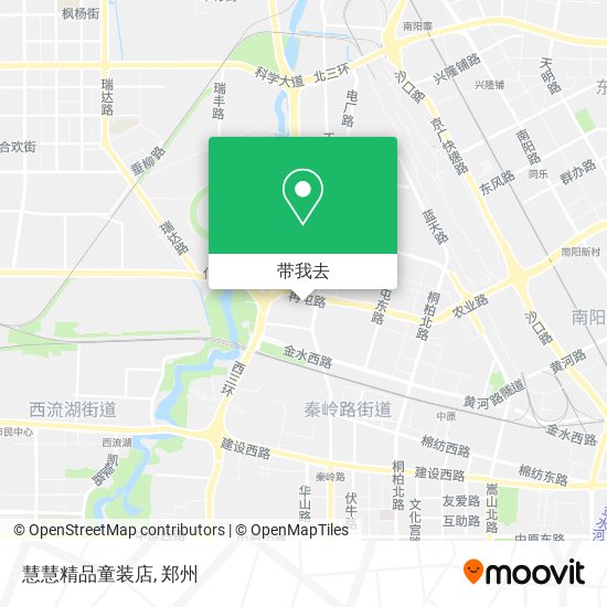 慧慧精品童装店地图