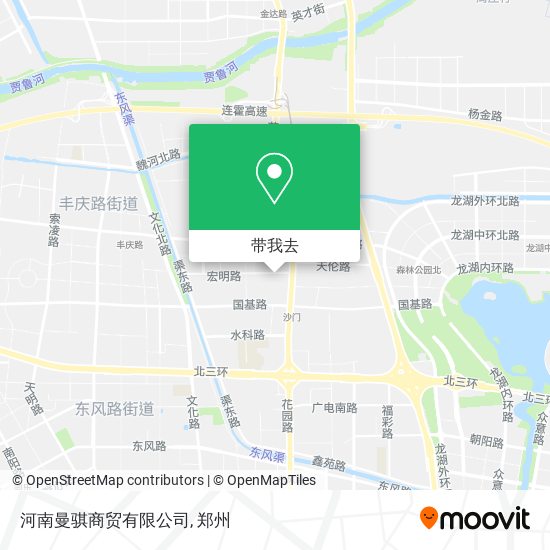 河南曼骐商贸有限公司地图