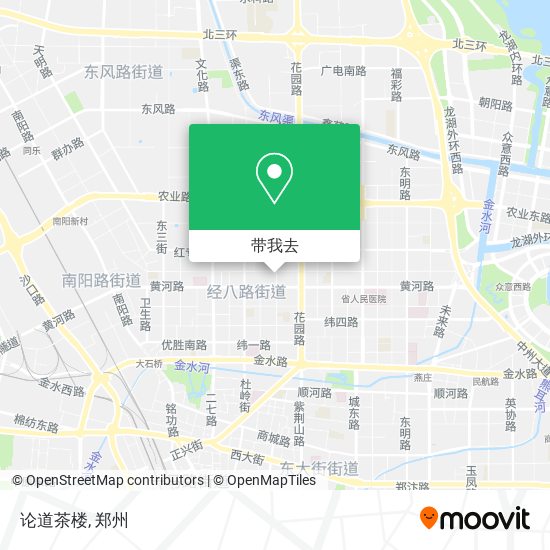 论道茶楼地图