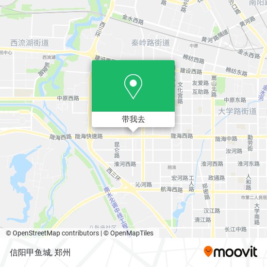 信阳甲鱼城地图