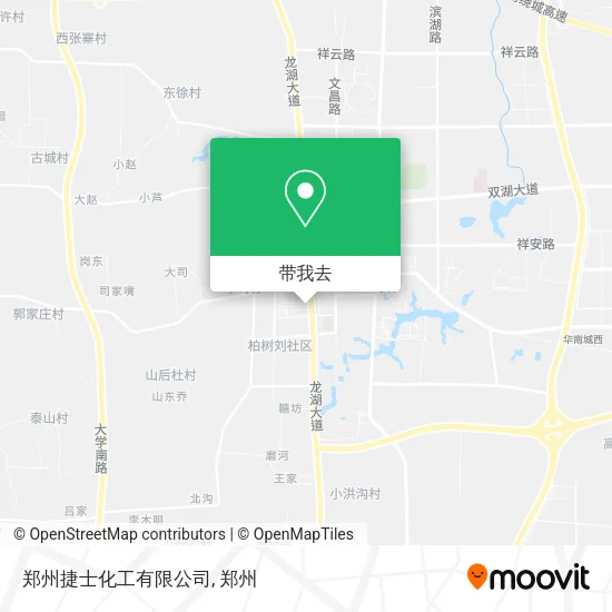 郑州捷士化工有限公司地图