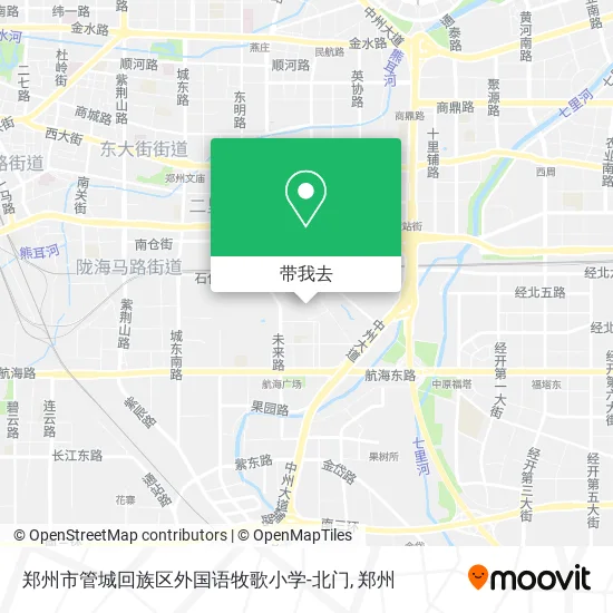郑州市管城回族区外国语牧歌小学-北门地图
