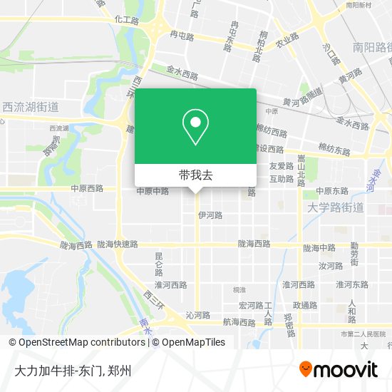 大力加牛排-东门地图