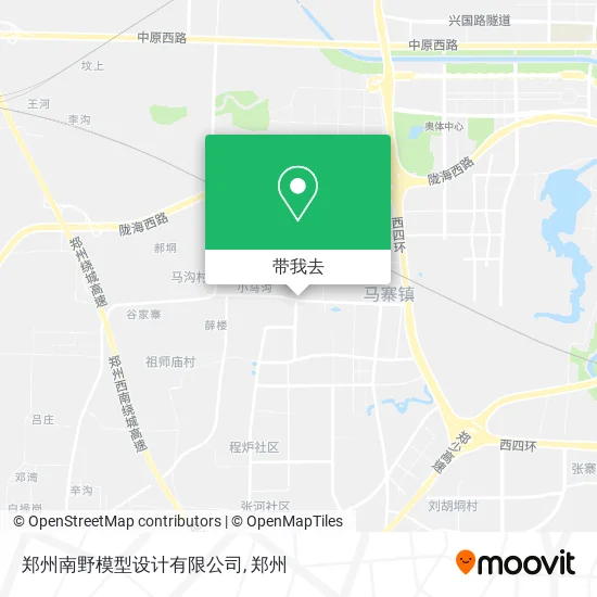 郑州南野模型设计有限公司地图