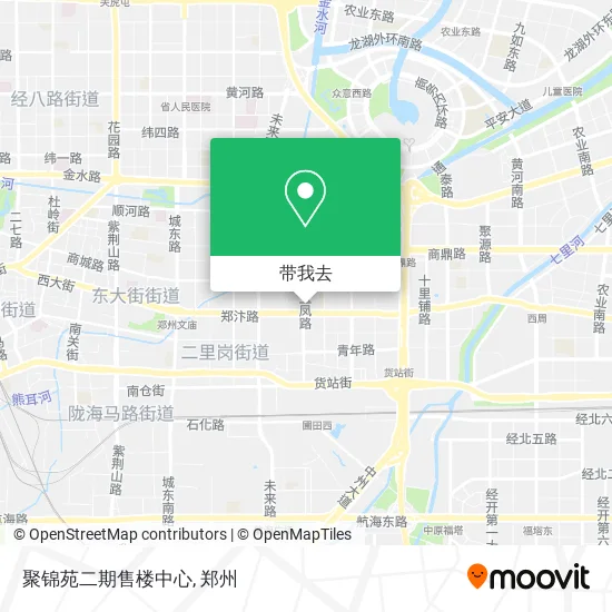 聚锦苑二期售楼中心地图