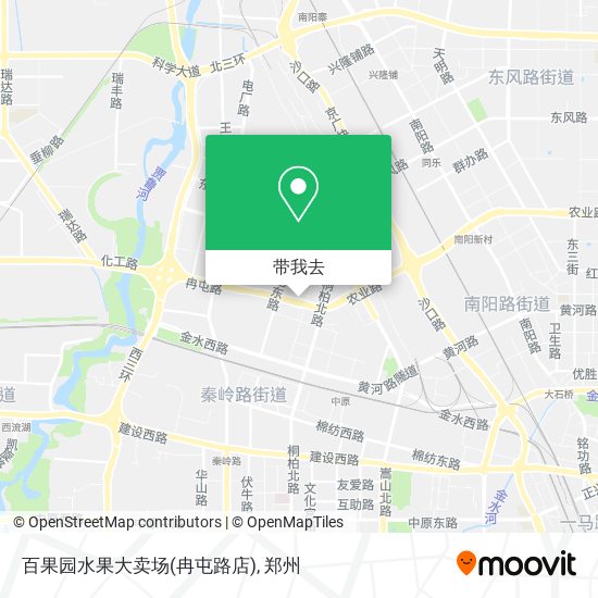 百果园水果大卖场(冉屯路店)地图