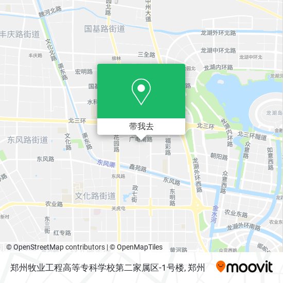 郑州牧业工程高等专科学校第二家属区-1号楼地图