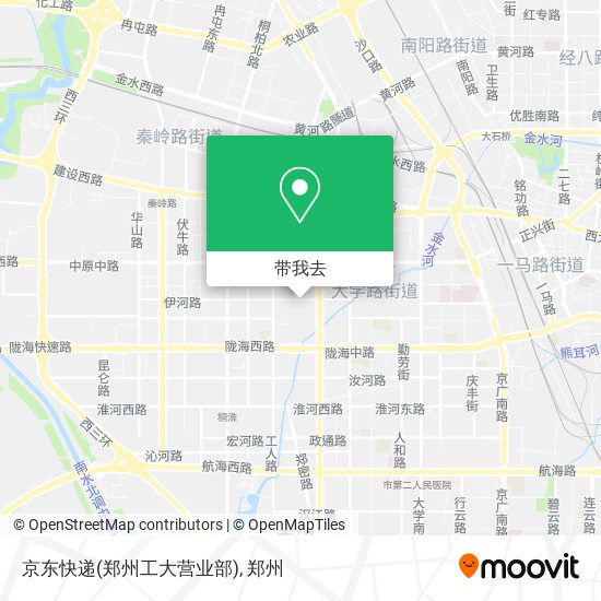 京东快递(郑州工大营业部)地图