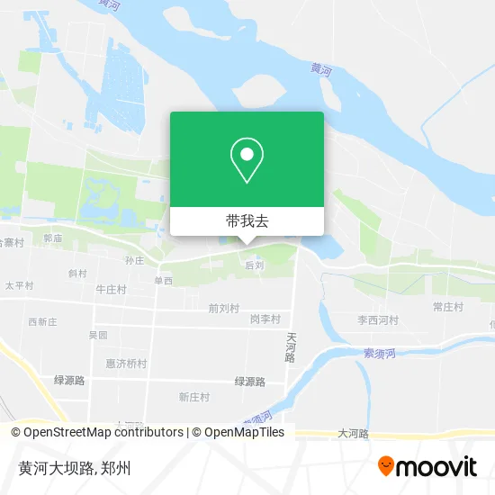 黄河大坝路地图