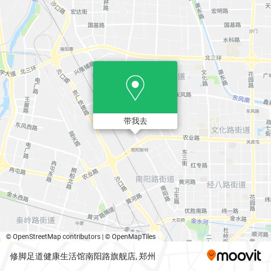 修脚足道健康生活馆南阳路旗舰店地图