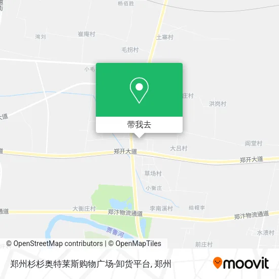 郑州杉杉奥特莱斯购物广场-卸货平台地图