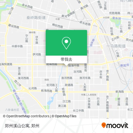 郑州溪山公寓地图