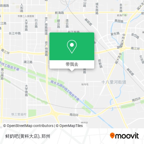 鲜奶吧(黄科大店)地图