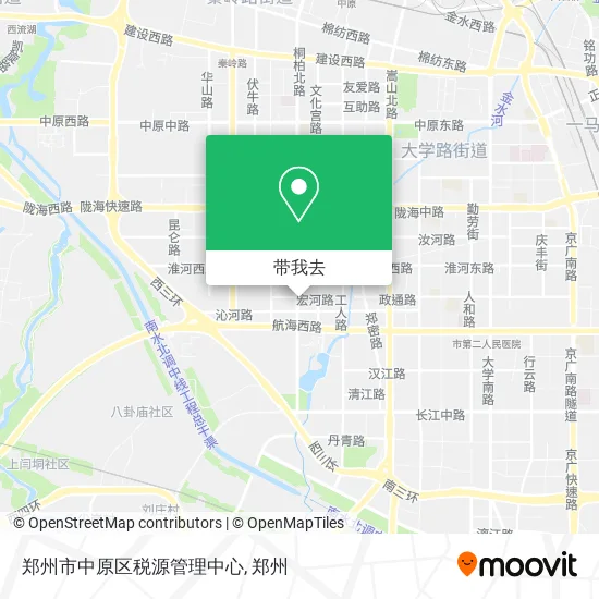 郑州市中原区税源管理中心地图