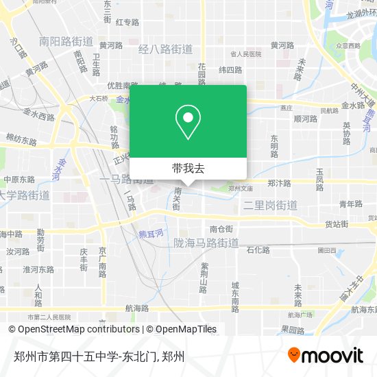郑州市第四十五中学-东北门地图