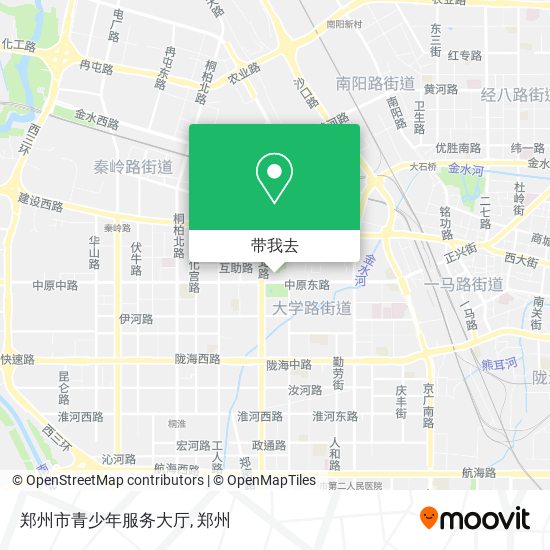 郑州市青少年服务大厅地图