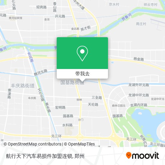 航行天下汽车易损件加盟连锁地图