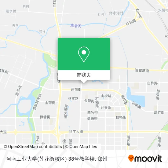 河南工业大学(莲花街校区)-38号教学楼地图