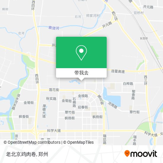 老北京鸡肉卷地图