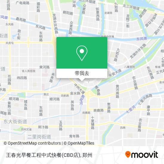 王春光早餐工程中式快餐(CBD店)地图