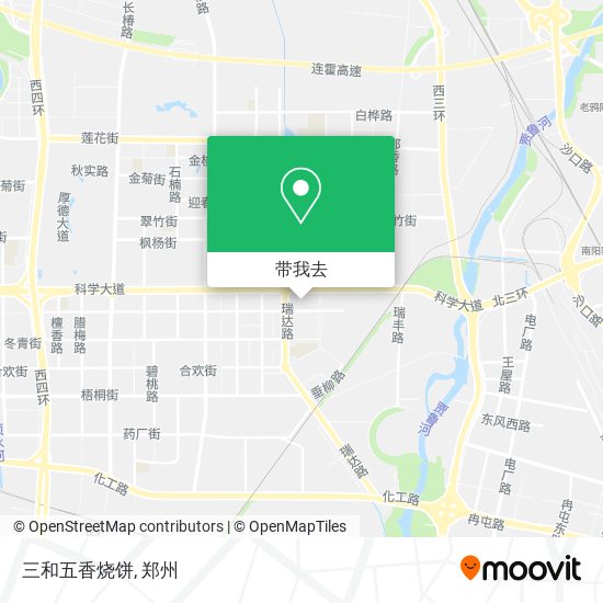 三和五香烧饼地图