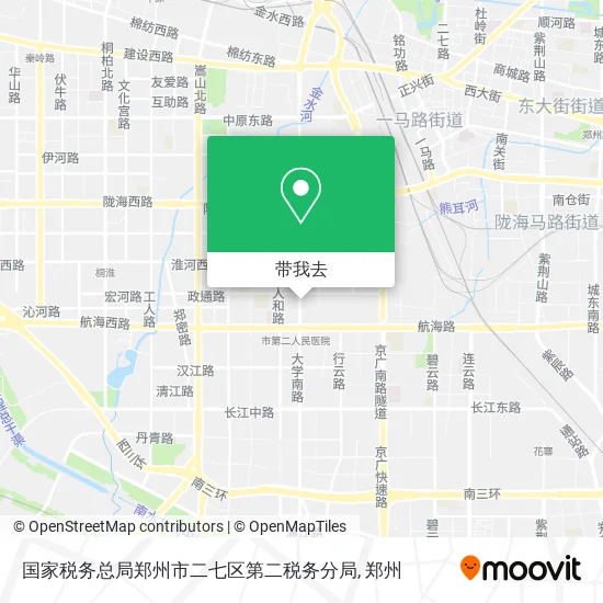 国家税务总局郑州市二七区第二税务分局地图