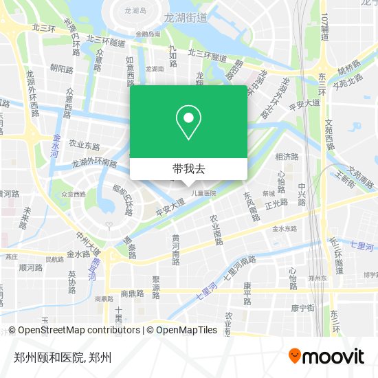 郑州颐和医院地图