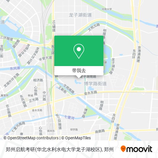 郑州启航考研(华北水利水电大学龙子湖校区)地图