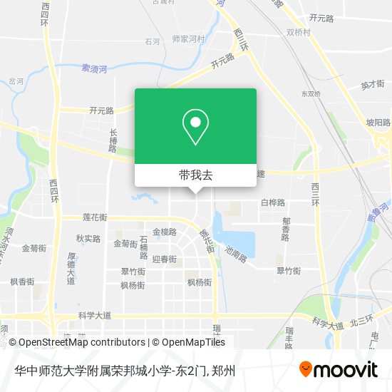华中师范大学附属荣邦城小学-东2门地图