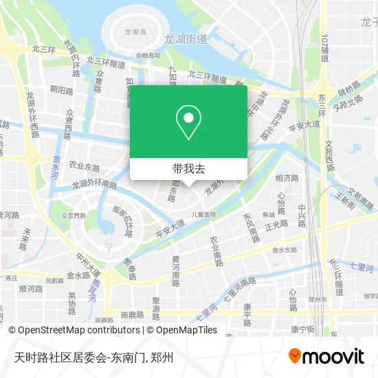 天时路社区居委会-东南门地图
