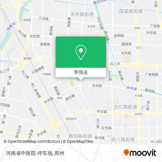河南省中医院-停车场地图