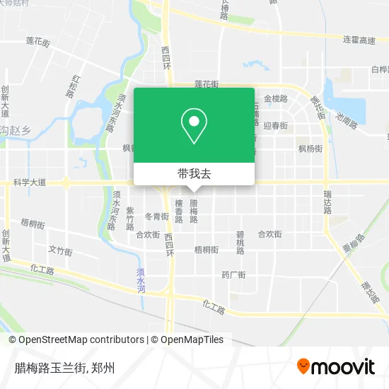 腊梅路玉兰街地图