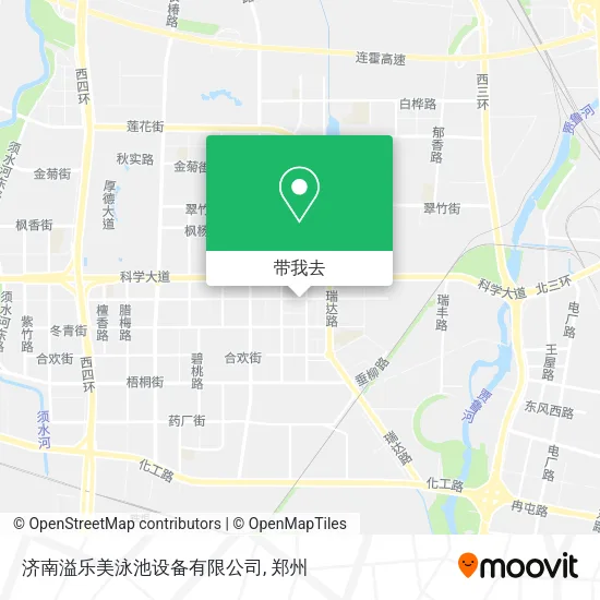 济南溢乐美泳池设备有限公司地图