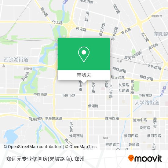 郑远元专业修脚房(岗坡路店)地图