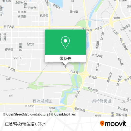 正通驾校(瑞达路)地图