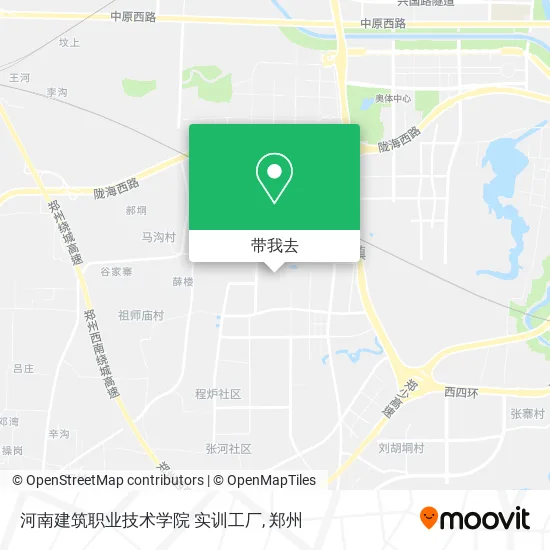 河南建筑职业技术学院 实训工厂地图
