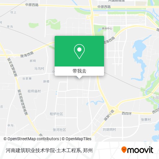 河南建筑职业技术学院-土木工程系地图