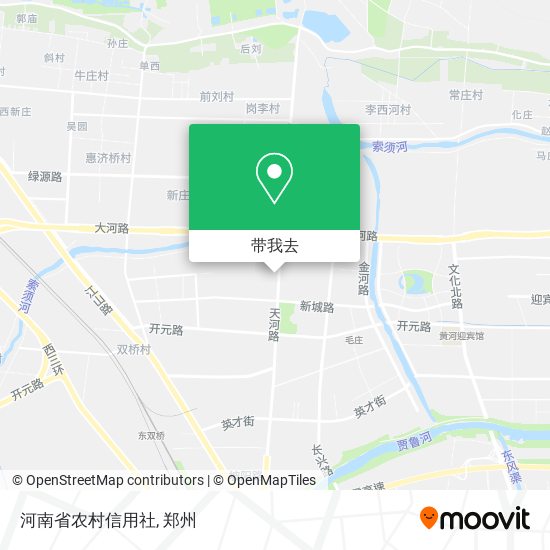 河南省农村信用社地图