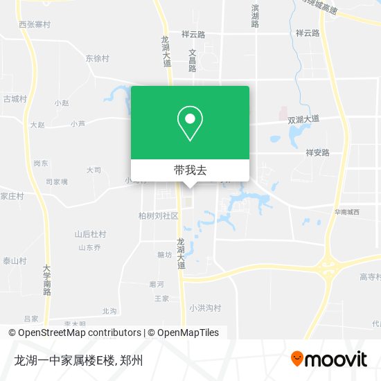 龙湖一中家属楼E楼地图