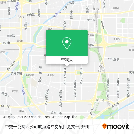 中交一公局六公司航海路立交项目党支部地图