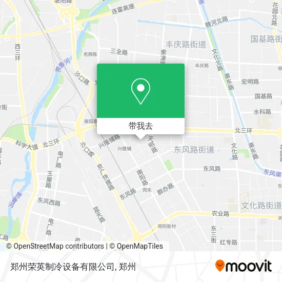 郑州荣英制冷设备有限公司地图