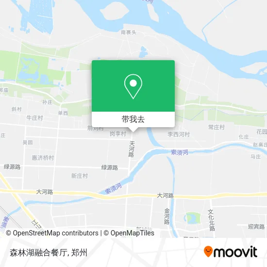 森林湖融合餐厅地图