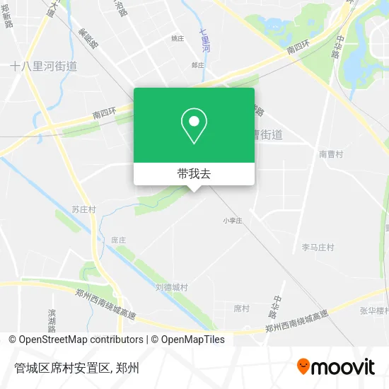 管城区席村安置区地图