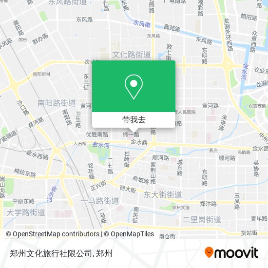 郑州文化旅行社限公司地图