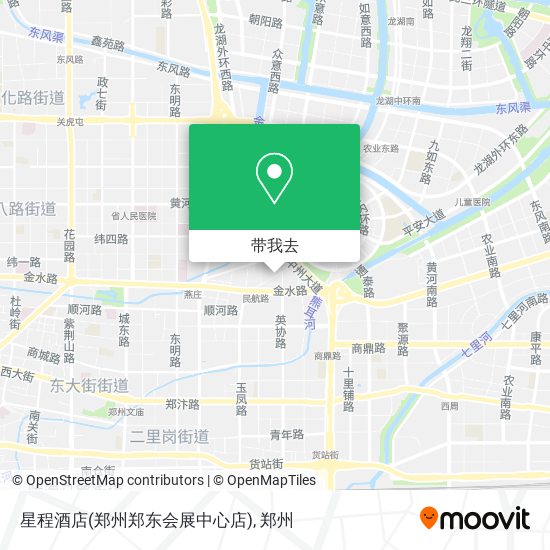 星程酒店(郑州郑东会展中心店)地图