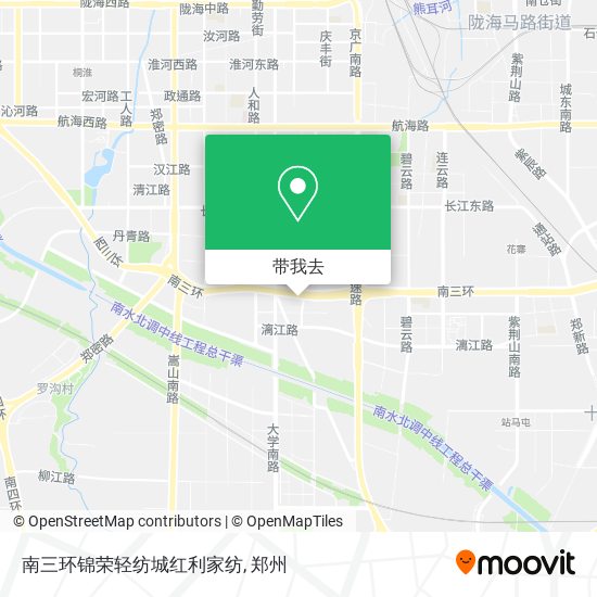 南三环锦荣轻纺城红利家纺地图