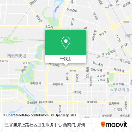 三官庙郑上路社区卫生服务中心-西南门地图