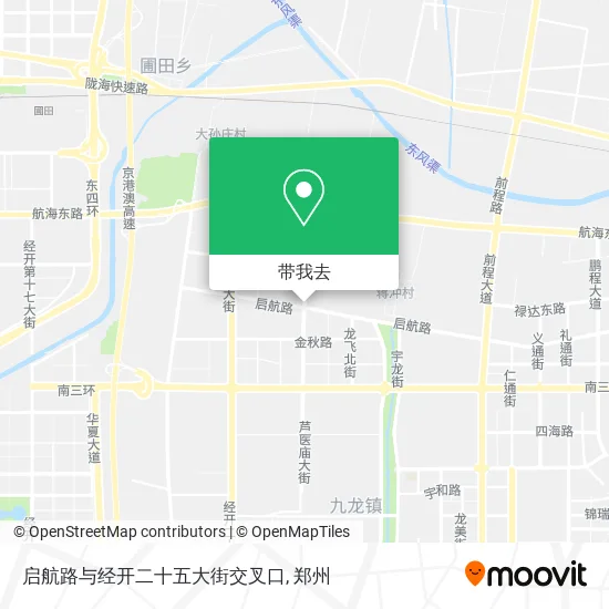 启航路与经开二十五大街交叉口地图