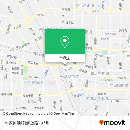 勾家鲜汤馆(解放路)地图